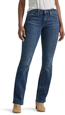 Lee Women's Legendary Mid Rise Bootcut Jean for Comfort and Style