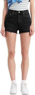 Levi's Women's 501 Original Shorts - High Rise Classic Fit Denim