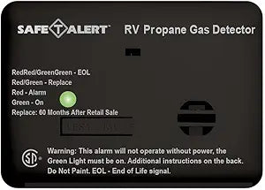 Safe-T-Alert 20-441-P-BL Mini Hard-Wired Propane Gas Alarm