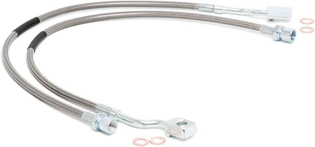 Rough Country GM Front Brake Lines for 2007-2019 1500/2500/3500HD