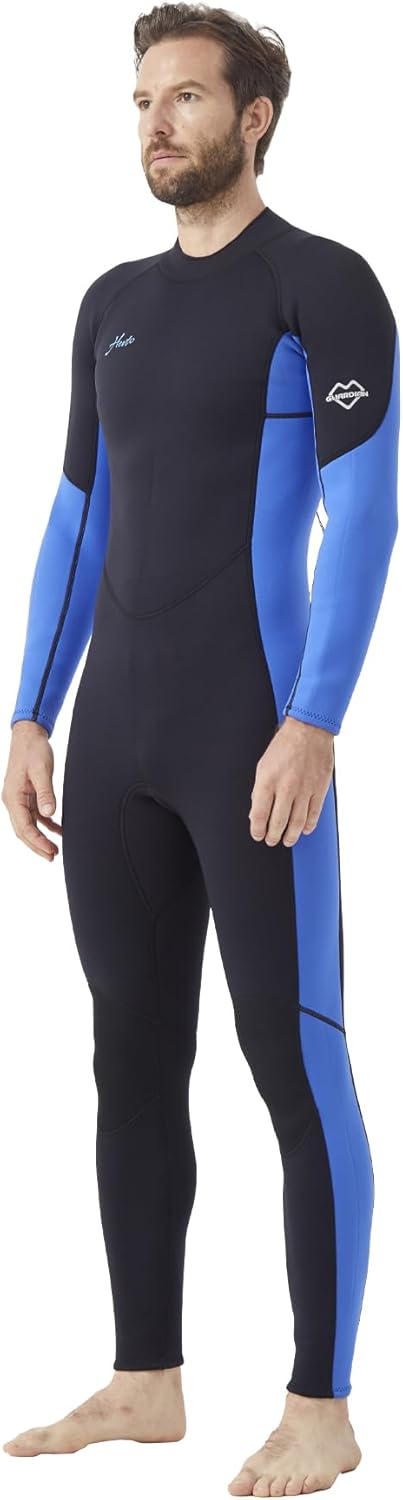 Hevto Men Wetsuits 3/2mm Neoprene for Cold Water Surfing