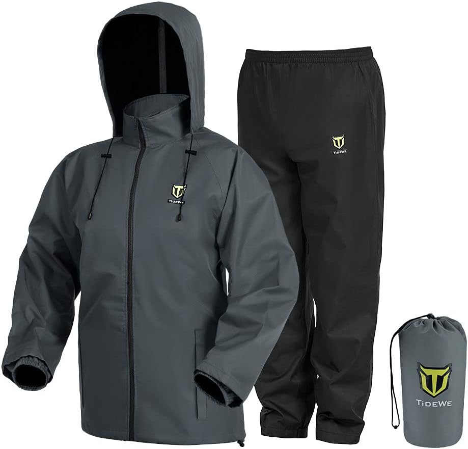 TIDEWE Rain Suit: Waterproof Breathable Lightweight Rainwear
