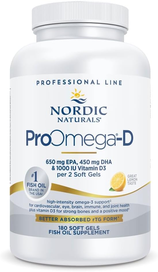 Nordic Naturals ProOmega-D Fish Oil for Heart & Brain Health