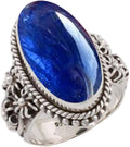 Solid 925 Sterling Silver Ring For Women & Men with Blue Turquoise