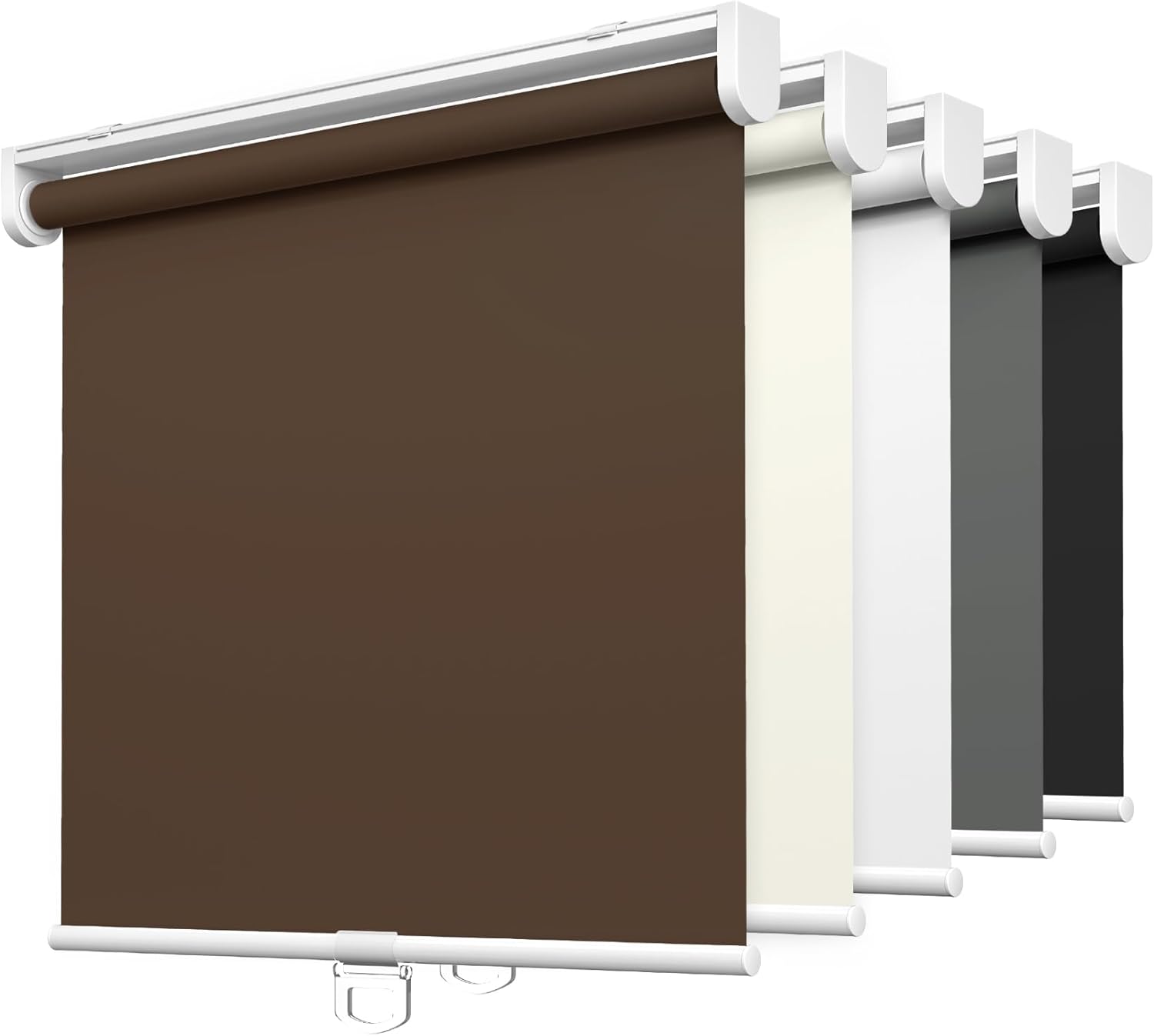 LazBlinds No Tools No Drill Cordless Roller Shades for Windows
