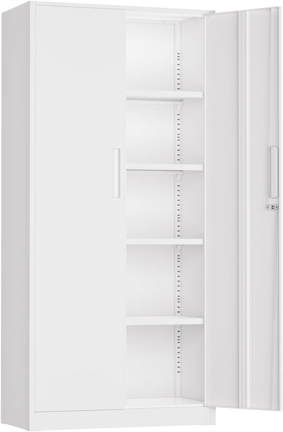 INTERGREAT 72in Locking Steel Storage Cabinet with Adjustable Shelves