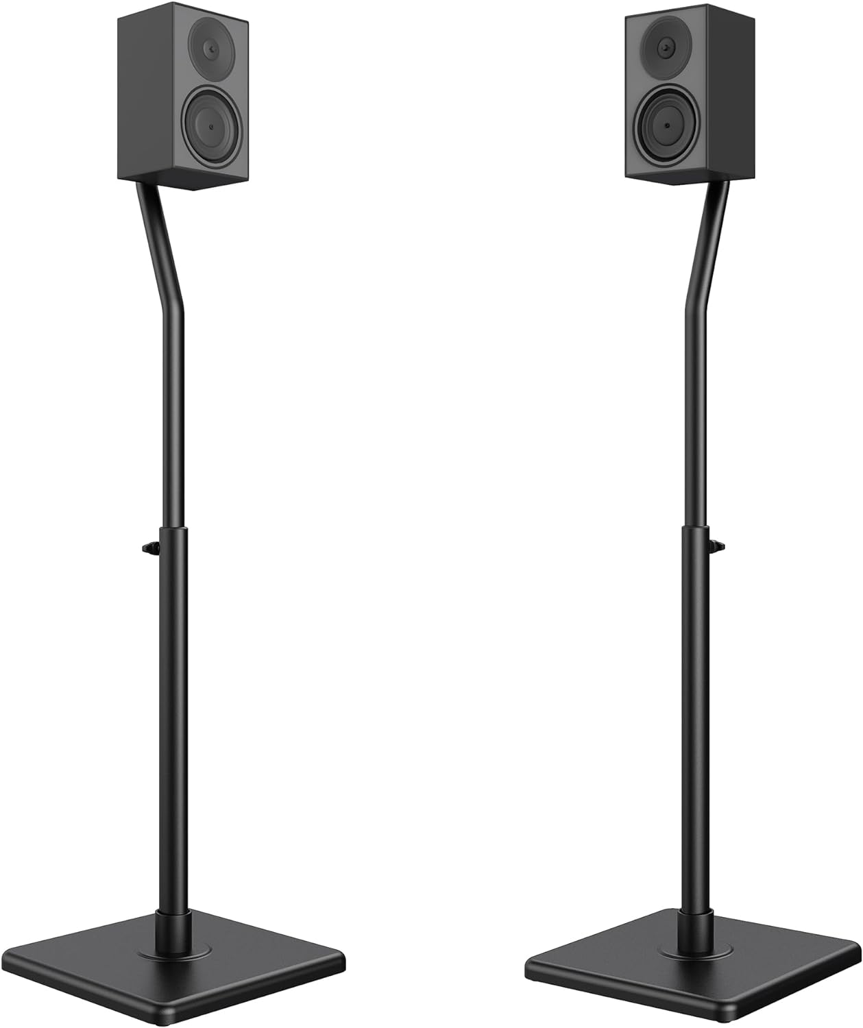 Height Adjustable Speaker Stands for Small Speakers, USX MOUNT