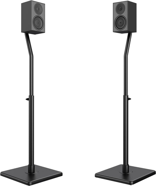 Height Adjustable Speaker Stands for Small Speakers, USX MOUNT