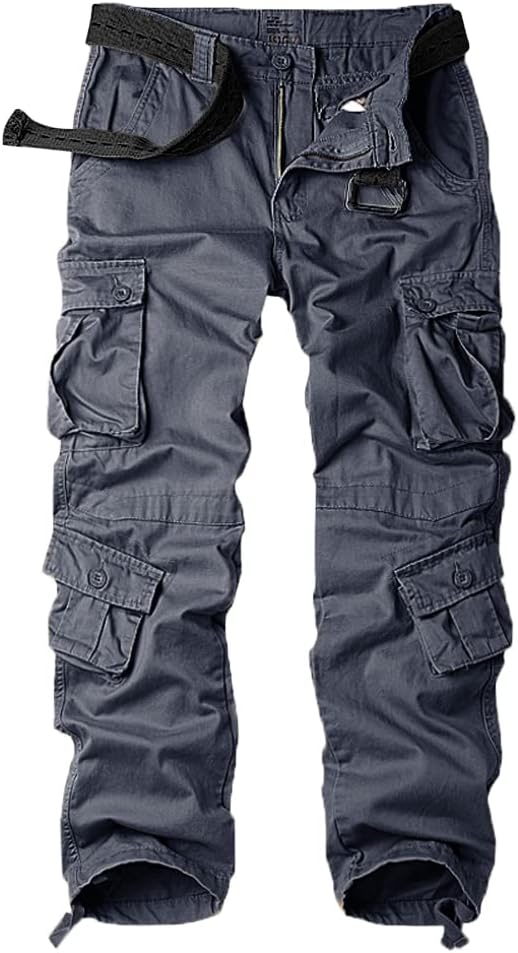 AKARMY Men's Camo Cargo Work Pants for Tactical Comfort