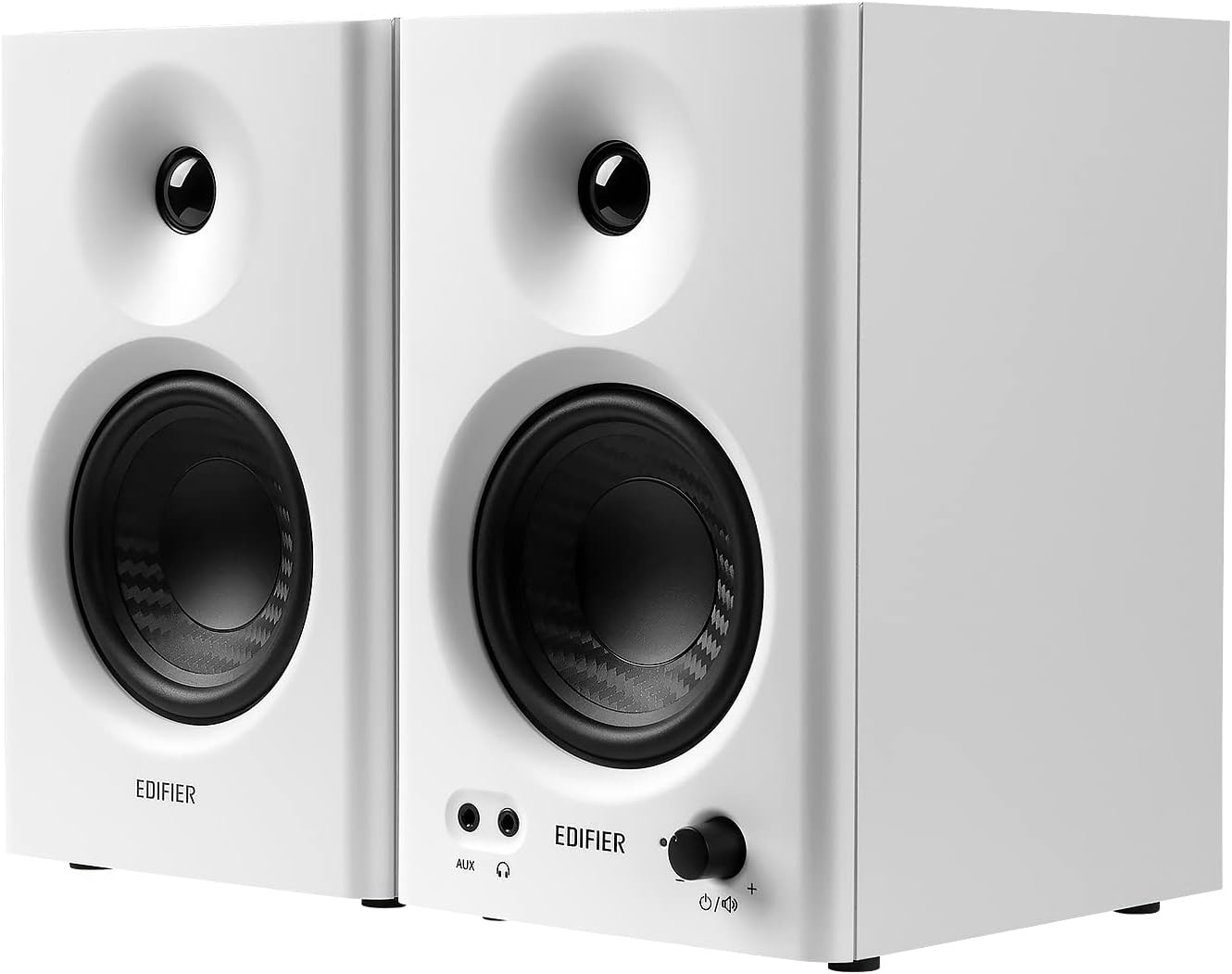 Edifier MR4 Active Studio Speakers - Pure White Sound