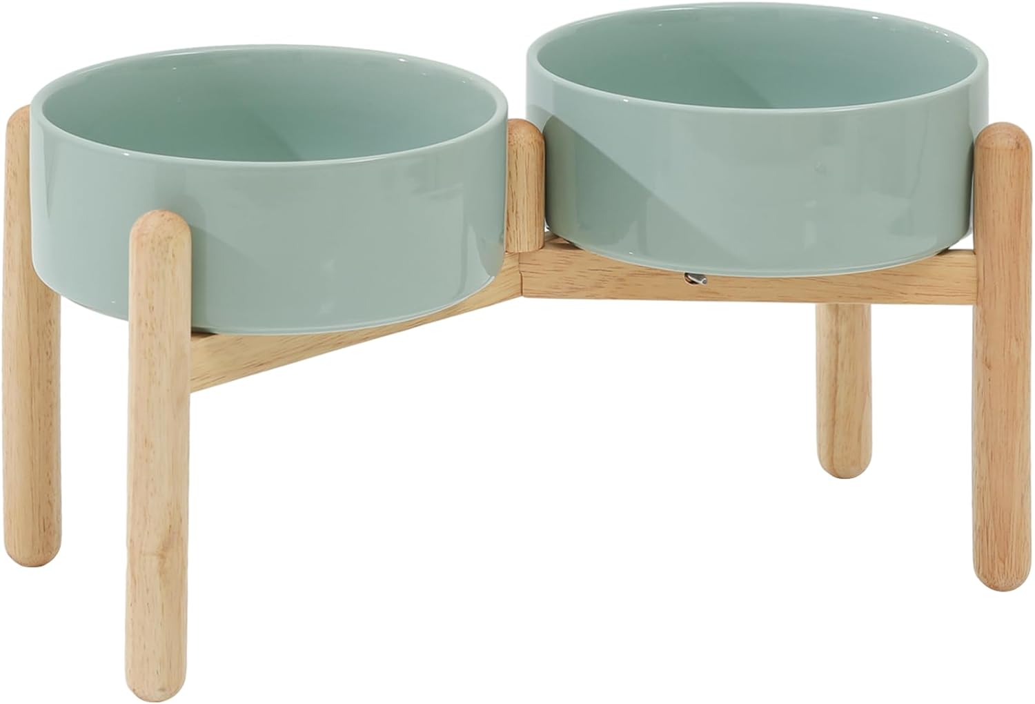 Ceramic 8.2inch Raised Dog Bowl with Stand for Large Dogs