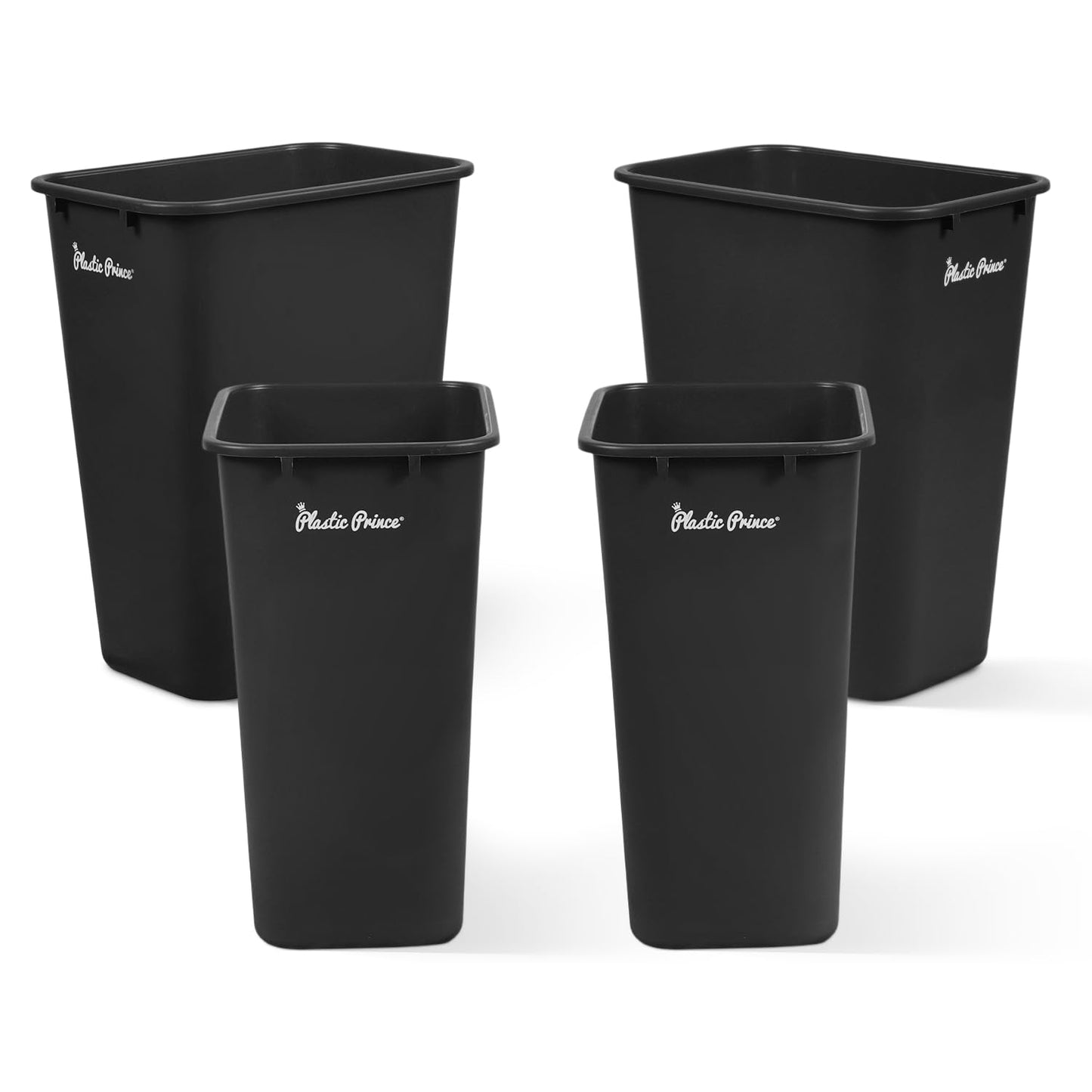 10 Gallon Trash Can for Kitchen Bathroom Office - Versatile Waste Bin