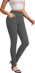 Pants for Women Comfort Stretch Skinny High Waist Pull on Pants - Chic
