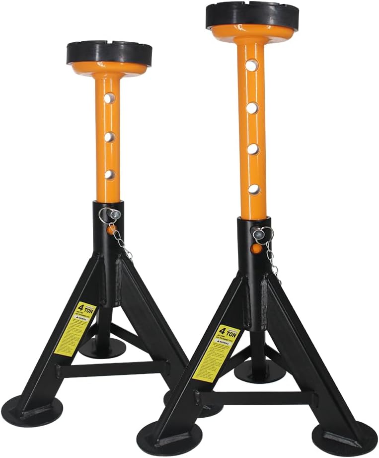BESTOOL Jack Stands 4 Ton with Security Locking Pins for Safety