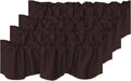 H.VERSAILTEX Blackout Curtain Valances for Kitchen & Living Room