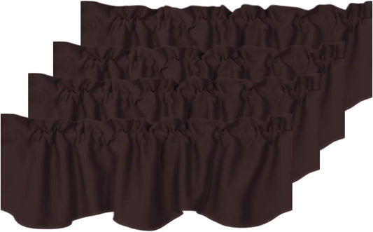 H.VERSAILTEX Blackout Curtain Valances for Kitchen & Living Room