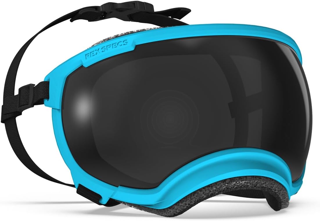Rex Specs V2 Dog Goggles for Large Dogs in Big Horn Blue