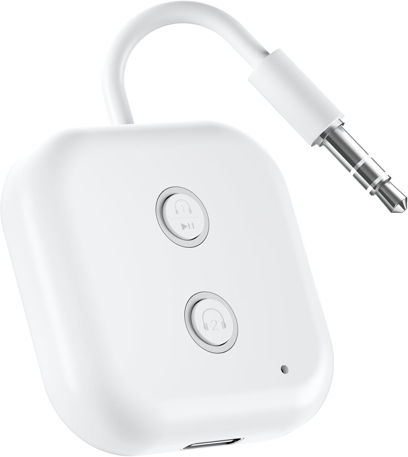 KLOMIER Airplane Bluetooth 5.3 Audio Transmitter Receiver