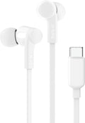 USB-C Headphones - Belkin SoundForm Wired In-Ear Earphones (White)