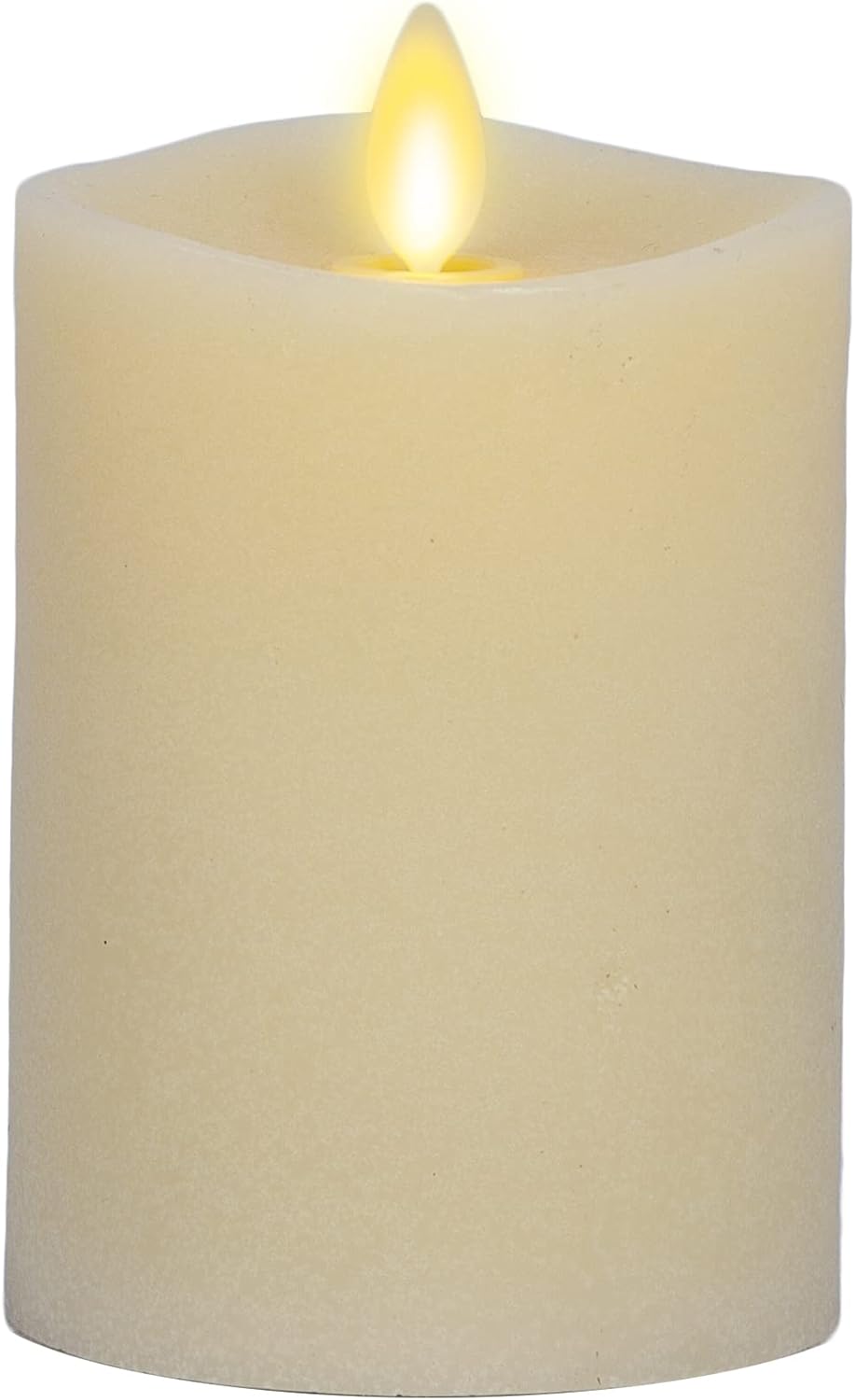 Luminara Flameless LED Pillar Candle with Realistic Flame Effect