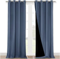 NICETOWN Insulated 100% Blackout Curtains Stone Blue - Full Light