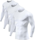 ATHLIO Men's Long Sleeve Compression Shirts with UPF 50+ Protection