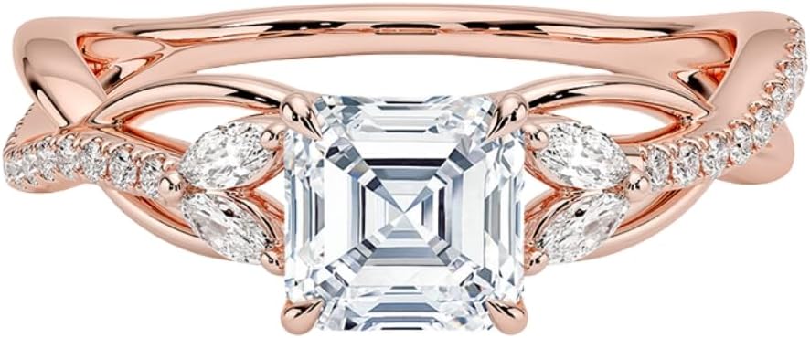 1-3 CT Moissanite Engagement Ring for Timeless Love