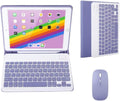 Color Keyboard Case for iPad 9th 8th 7th Gen and iPad Air 3 - Cute