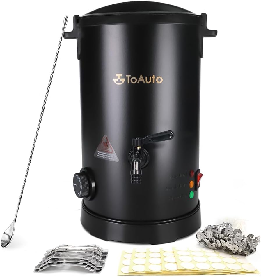 10Lbs Wax Melter for Candle Making - Fast Pouring & Easy Clean