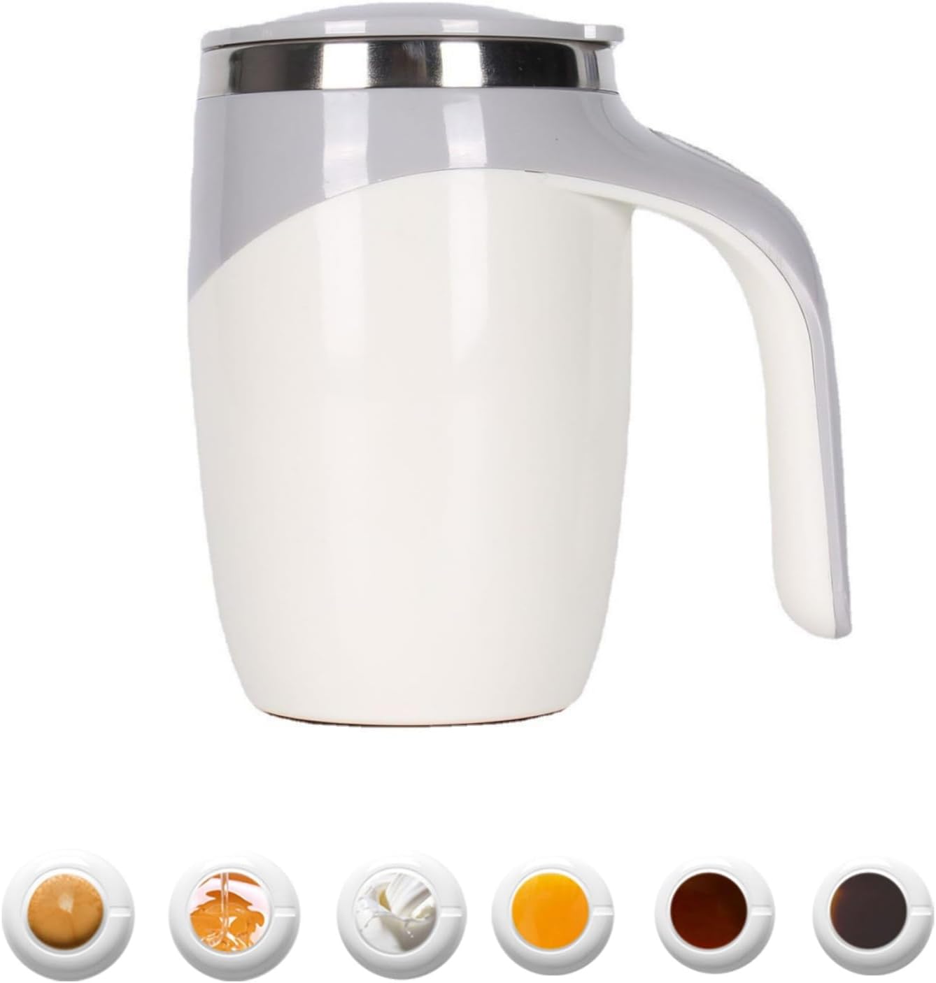 Rechargeable Self-Stirring Coffee Mug - Effortless Brewing!