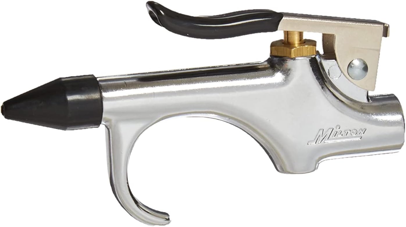 Milton Lever Blow Gun - Precision Control & Safety Nozzles