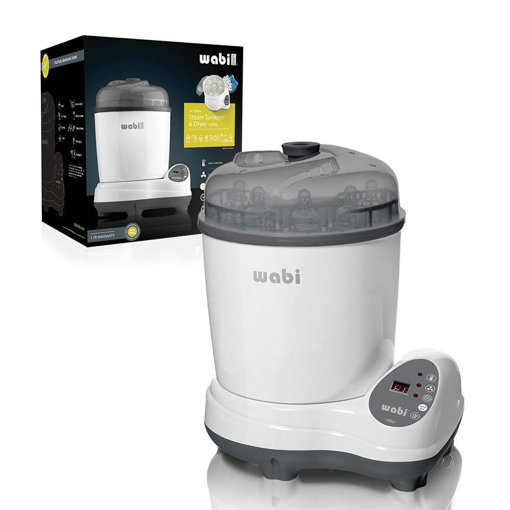 Wabi Baby Electric Steam Sterilizer and Dryer for Safe Baby Care