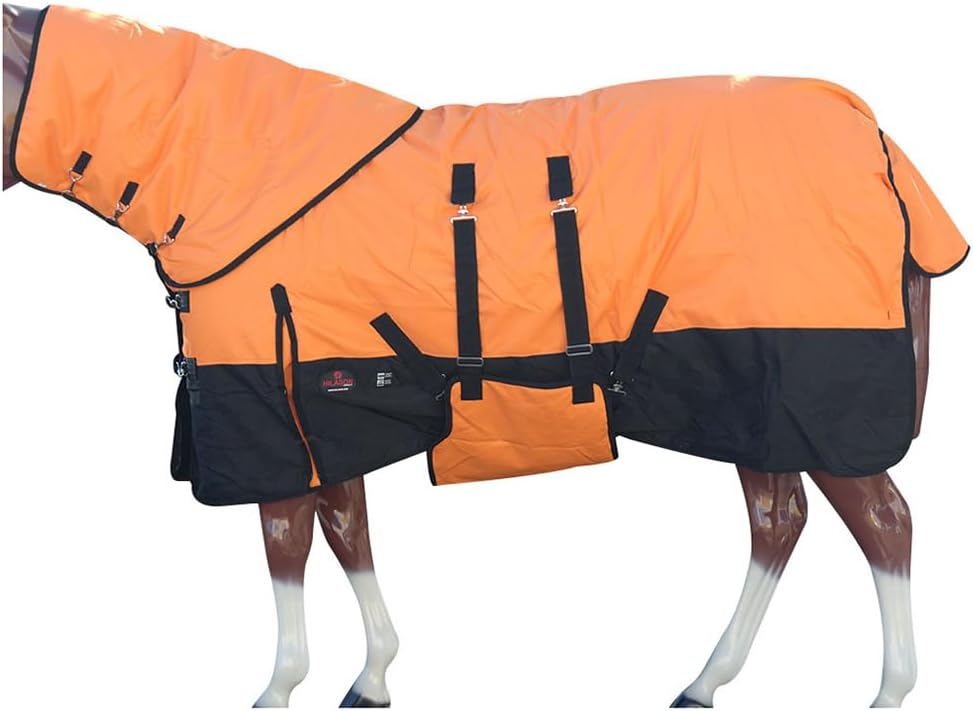HILASON 1200D Waterproof Winter Horse Turnout Blanket 72 in