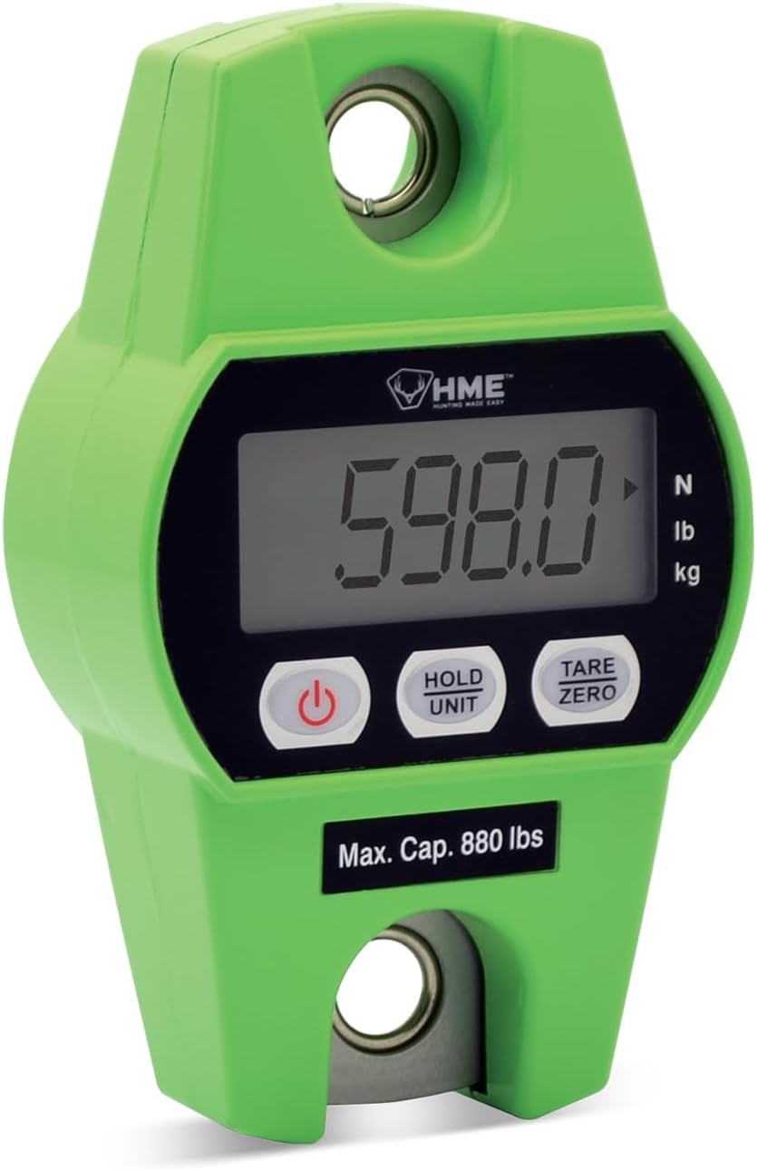 HME Durable Versatile Hunting Digital Hanging Scale for Weighing