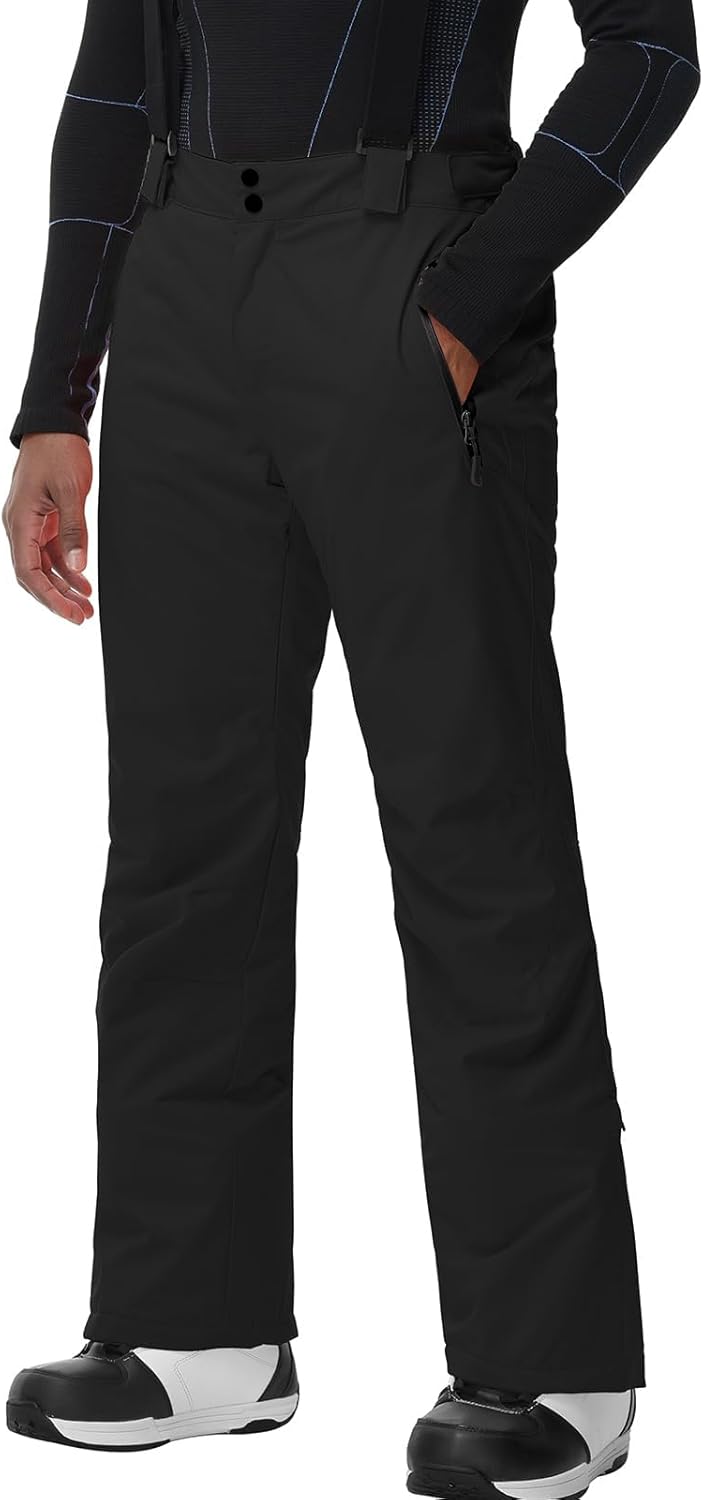 SnowElve Men's Insulated Waterproof Ski Pants - Stay Warm & Dry!