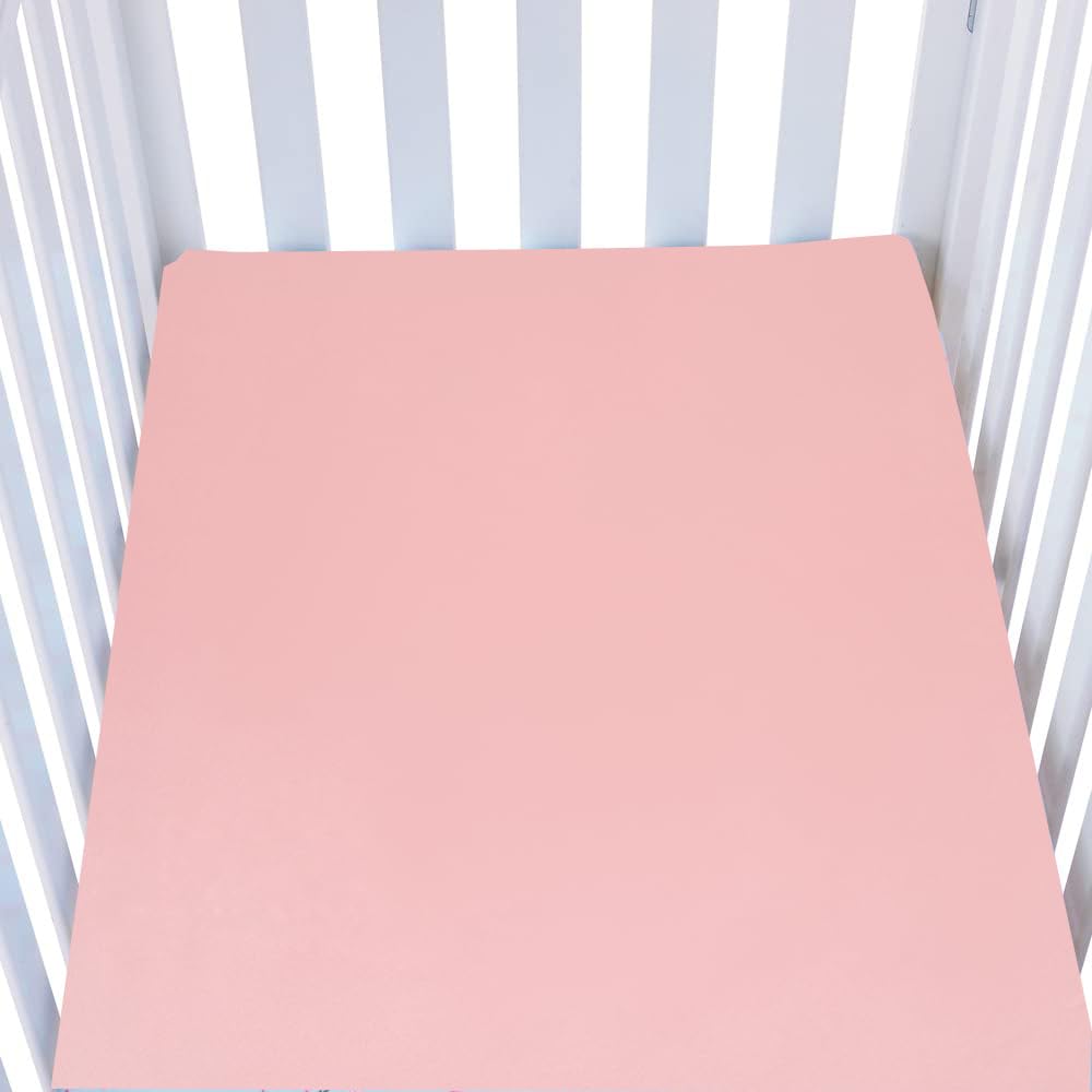 Knlpruhk Silk Fitted Crib Sheet for Baby Hair and Skin Care