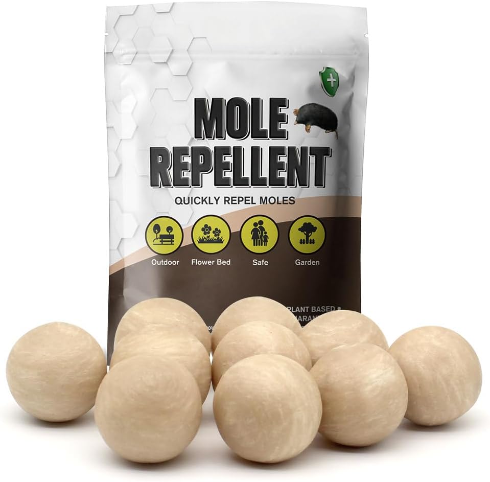 Mole Repellent for Lawns - Effective Gopher & Groundhog Control