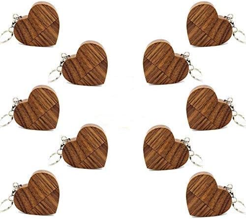 Heart-Shaped USB Flash Drive 16GB Memory Stick for Unique Storage