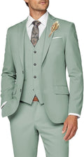 3 Piece Slim Fit Suit for Men - Formal Wedding & Business Wear