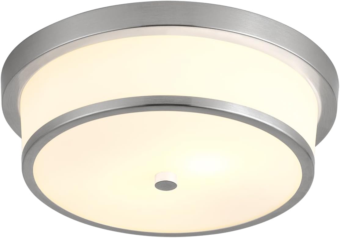 12 inch Flush Mount Ceiling Light with Oil Rubbed Bronze Finish