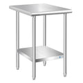 Stainless Steel Table 24 x 18 Inch for Kitchen and Garage Use