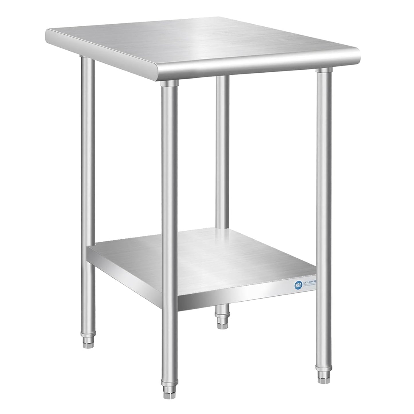 Stainless Steel Table 24 x 18 Inch for Kitchen and Garage Use