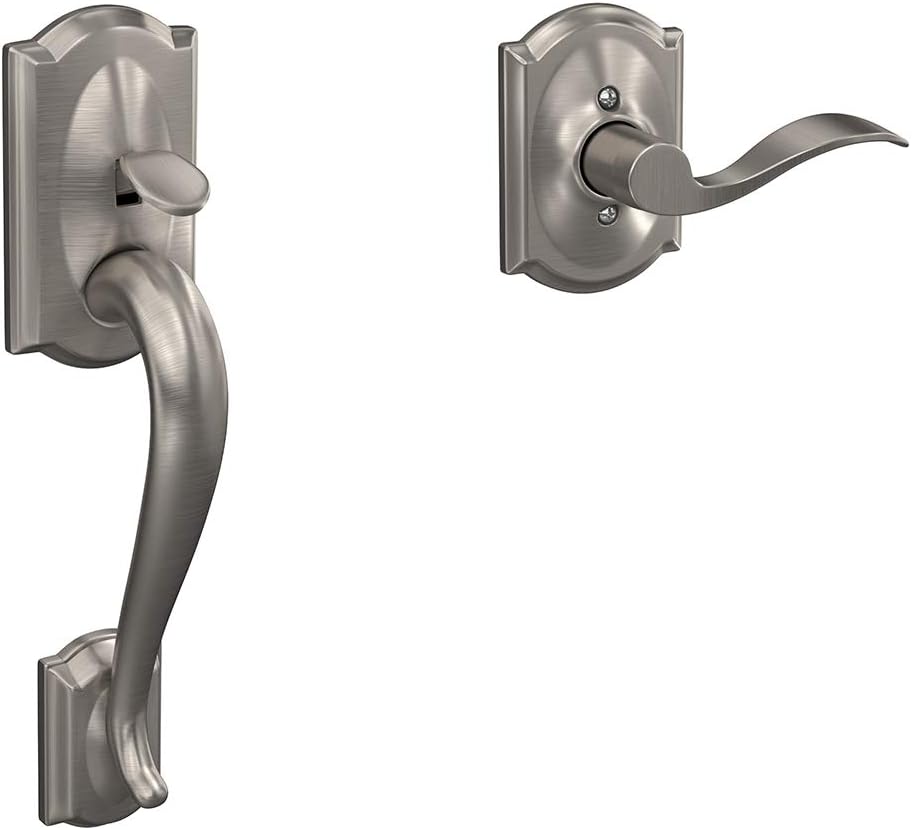 SCHLAGE FE285 619 Acc CAM LH Lower Half Handleset in Satin Nickel