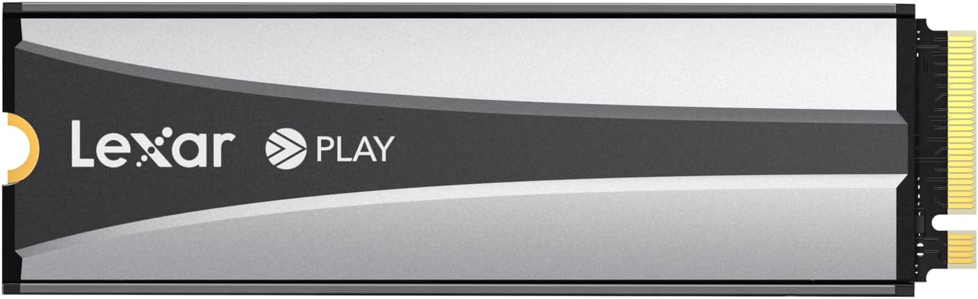 Lexar 8TB Play SSD with Heatsink for PS5 and PC Gaming