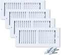 Ceiling Vent Register 10x4 Steel 2-Way Adjustable Air Supply Diffuser
