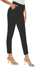 Women's High Waist Skinny Comfy Stretchy Work Pants with Pockets 8%