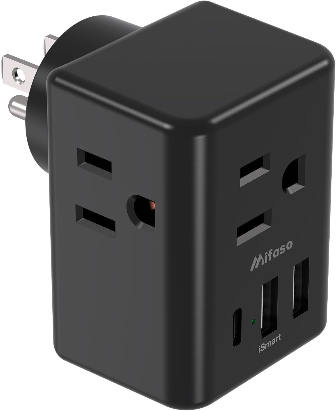 Mifaso Outlet Extender with USB Ports - Ultimate Travel Essential