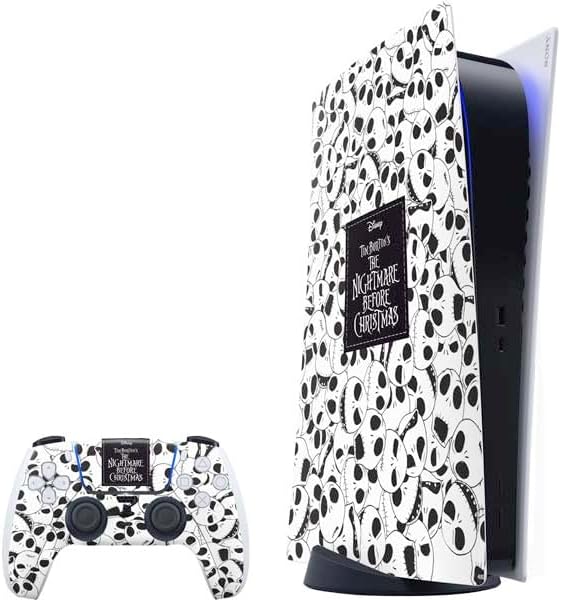 Skinit Decal Gaming Skin for PS5 Bundle - Nightmare Before Christmas