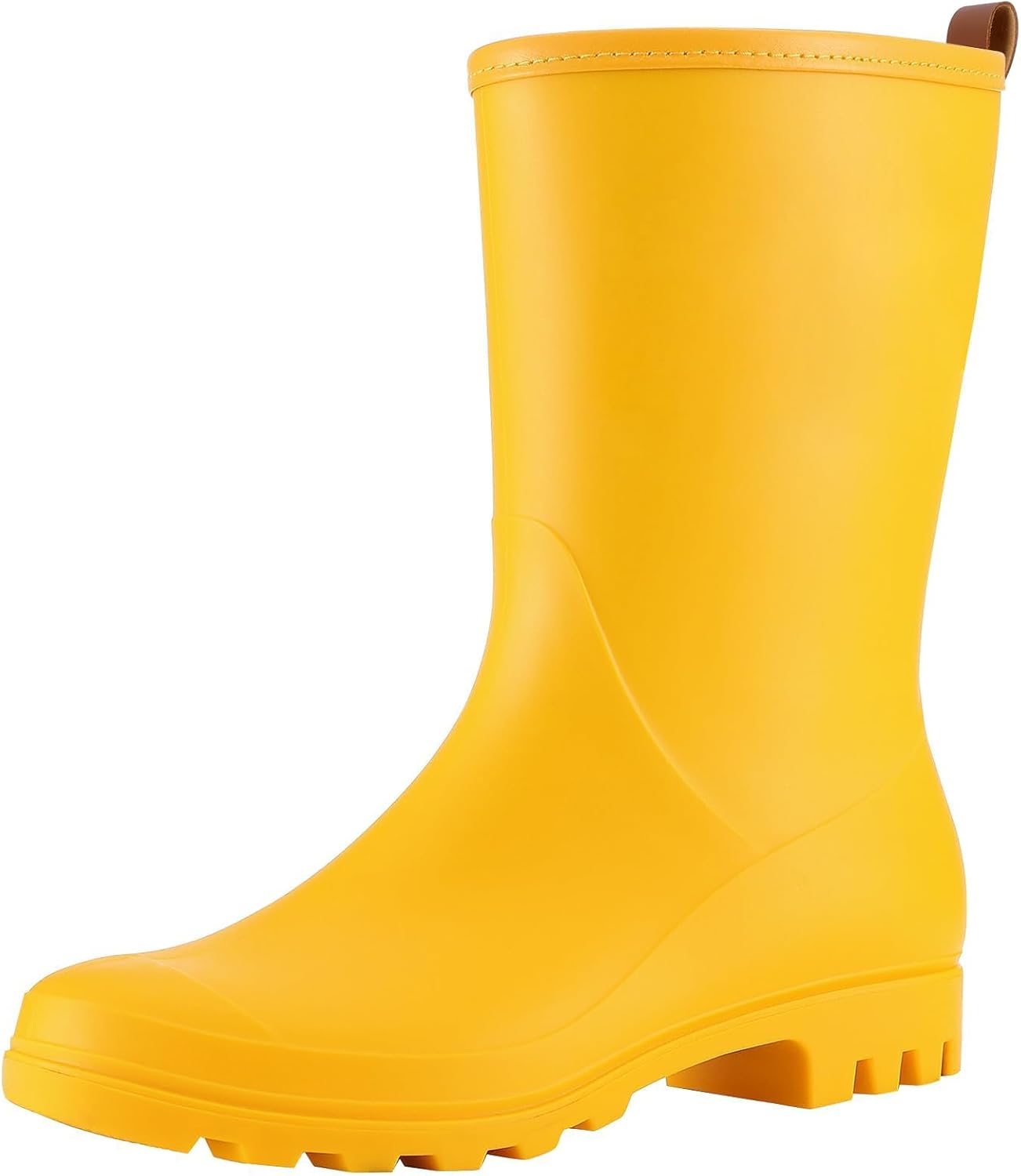 Asgard Women's Mid Calf Rain Boots Waterproof Garden Shoes