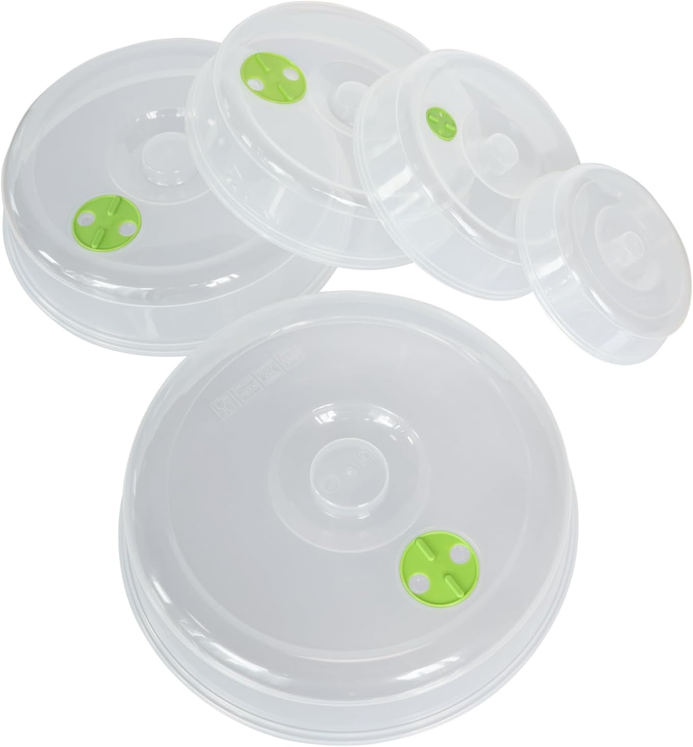 5 Pcs Microwave Splatter Lid Set | Keep Your Food Fresh!